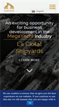 Mobile Screenshot of laciotat-shipyards.com
